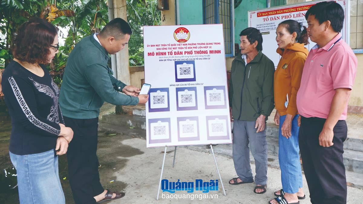 Tiện ích từ mô hình “Tổ dân phố thông minh”
