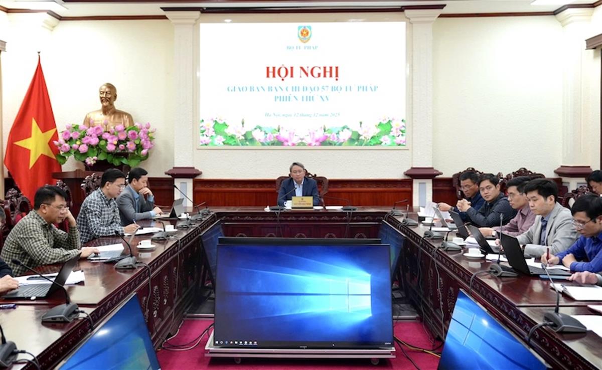 Bộ Tư pháp đẩy nhanh tiến độ chuyển đổi số
